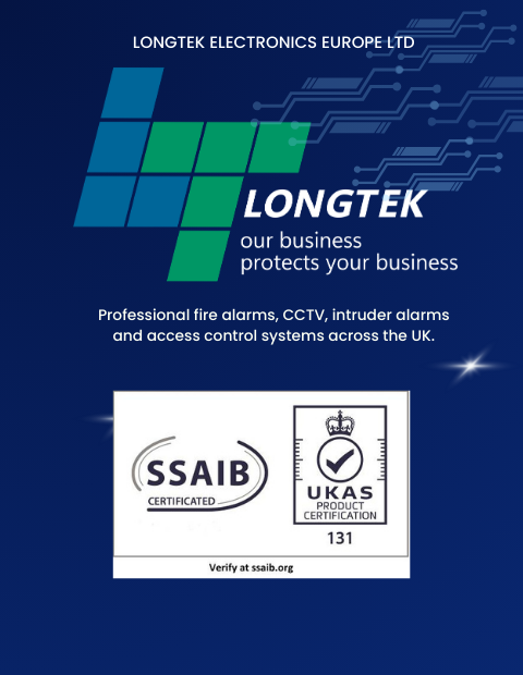Professional fire alarms, CCTV, intruder alarms and access control systems across the UK